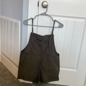 Cider Denim Pocket Ultra Short Romper